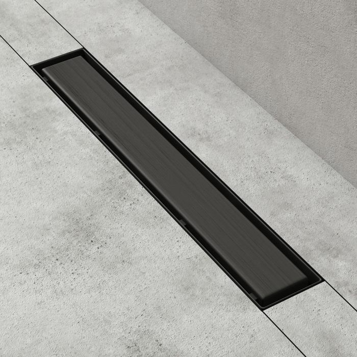 EMKE Caniveau De Douche En Acier Inoxydable, 2 En 1, Caniveau De Douche