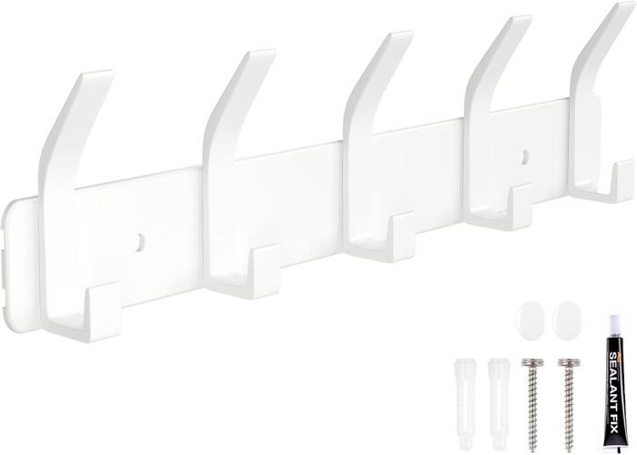 Porte-manteaux 8 patères décalées accueil H175 cm
