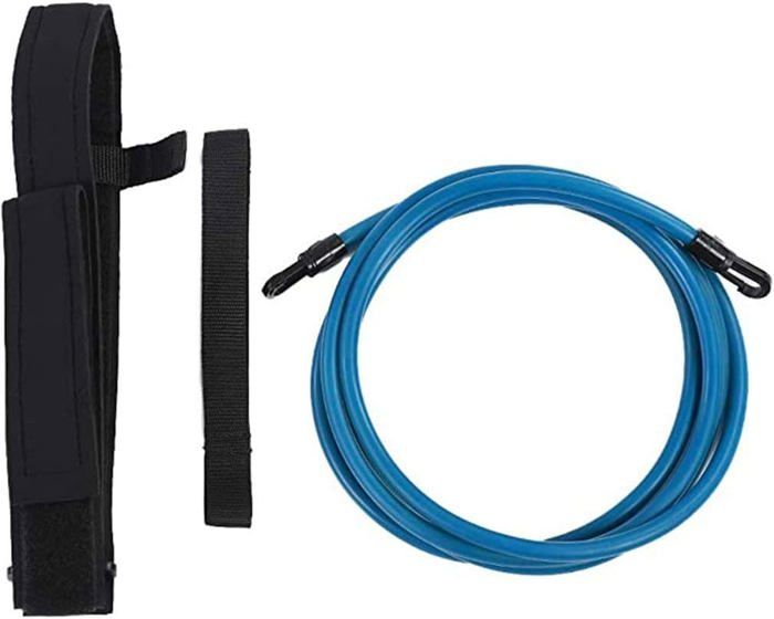Ceinture De Natation Avec Corde élastique Réglable - Pour Adultes Et Enfants, Entraînement En Piscine, Résistance à L'eau 2.5-7.5 M