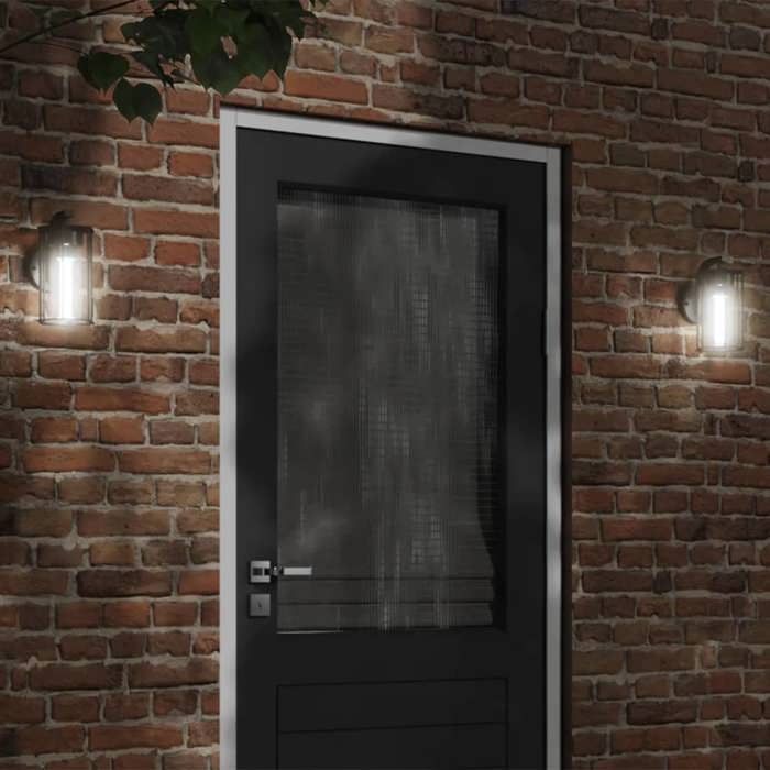 vidaXL Appliques murales d'extérieur 2 pcs acier inoxydable éclairage mural d'extérieur lampe murale de jardin 4006329 - vue 3