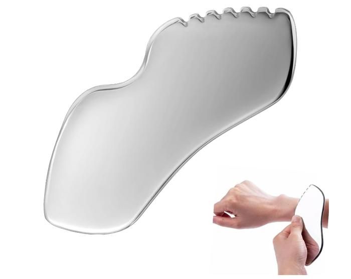 Zerodis grattoir Gua Sha Outil Gua Sha en Cuivre Portable pour le