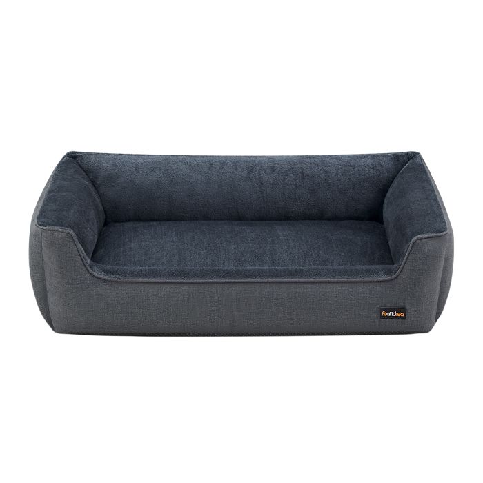 Panier pour Chiens Bords Rehaussés Housse Amovible Lavable Taille XXL pour Grands Chiens 120 x 90 x 30 cm Gris Foncé Panier pour Chiens Bords Rehaussés Housse Amovible Lavable Taille XXL pour Grands Chiens 120 x 90 x 30 cm Gris Foncé