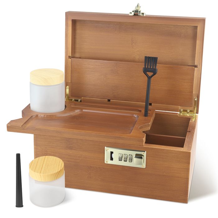 Boîte de rangement décorative en bois avec serrure à charnière - Motif paon coloré - Boîte de rangement pour bijoux - Boîte de rangement pour organiser les cadeaux souvenirs