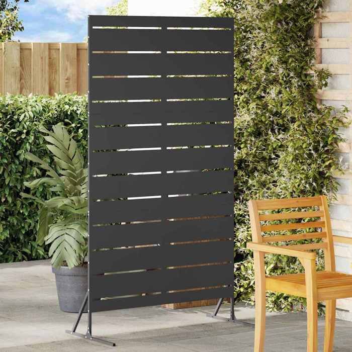 vidaXL Écran de confidentialité Noir 100 x 50 x 180 cm Acier 868563