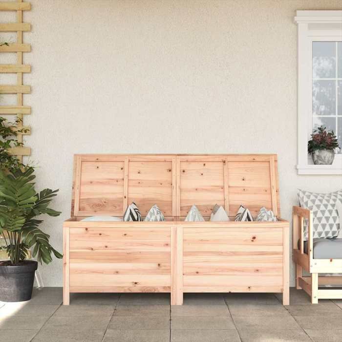 CLARENCE® Coffre/Boîte de stockage jardin - Utilisations multiples - 150x50x565 cm - bois massif sapin LV59