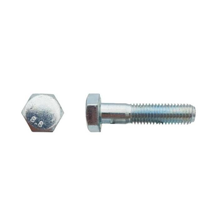 Lot De 100 Vis Tête Hexagonale LENNIE – 6x80 Mm, Filetage Partiel, Inox A4, Métal