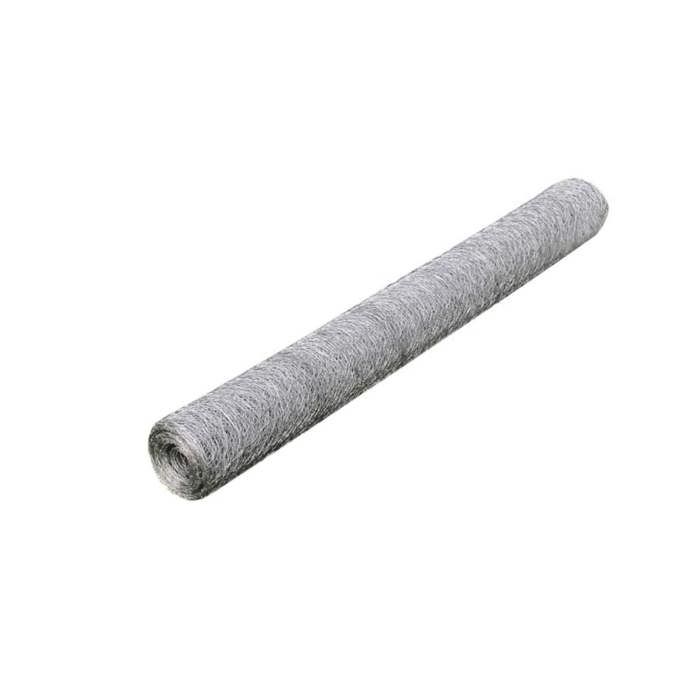 Grillage pour volière - GKO - Acier galvanisé - 25x0 75 m - Argenté - Épaisseur du fil 0 5 mm - Taille de maille 13 mm