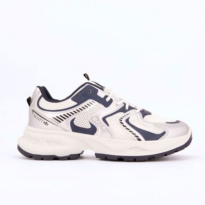 Baskets toile à lacets avec empiècements Homme SCOTT Baskets toile à lacets avec empiècements Homme SCOTT