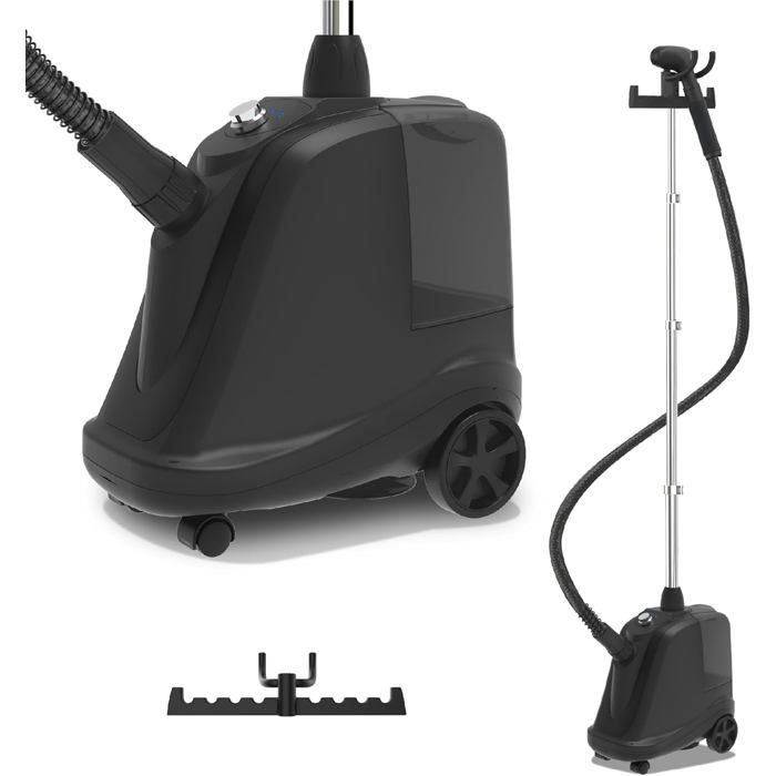 Défroisseur vapeur vertical - TRAHOO - 2000W - Réservoir 35L - T2000B - Prêt en 45 secondes - Débit vapeur 40g/min - Trahoo