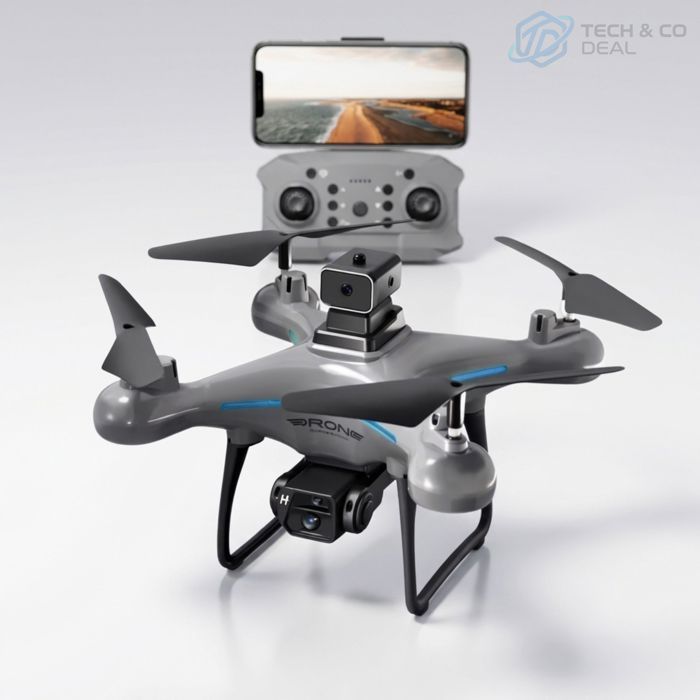 Drone pliable GPS double caméra 8K HD avec évitement d’obstacles 360°