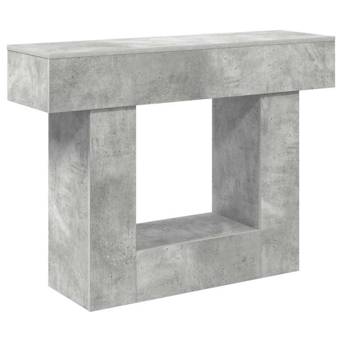 Table de salon - Table console gris béton - vidaXL - bois dingénierie - 101 x 30 x 74 cm 1435893