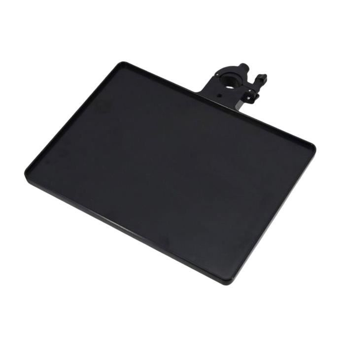 Plateau Support Microphone Réglable - 22x16,5 Cm, Charge Max 2,5 Kg, Fixation Universelle Pour Pied De Micro - 11