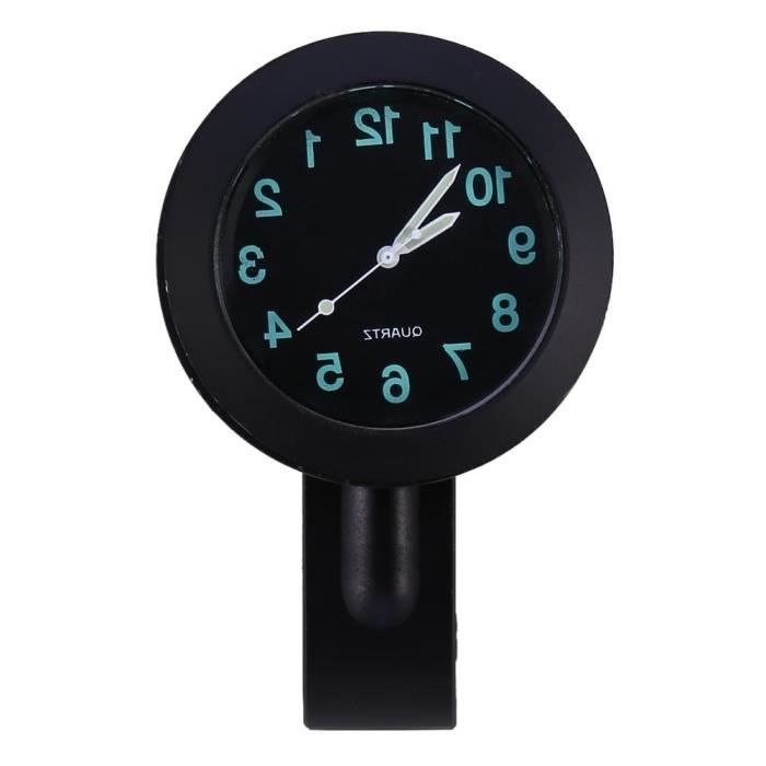 Keenso Horloge De Guidon Moto - Montre étanche Avec Cadran Lumineux Pour Voir L'heure Même De Nuit !