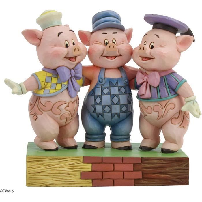 Figurines Les 3 Petits Cochons : Nouf-Nouf Le Flûtiste Et Peti, PVC Comics Spain