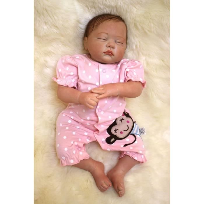 Vrai Bebe Reborn Garcon Les Yeux Fermer Cdiscount