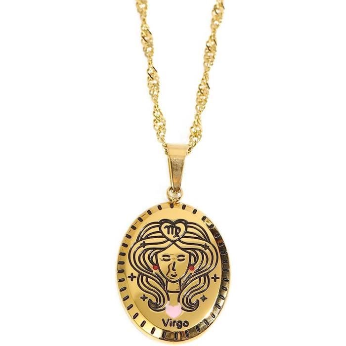 Collier à Pendentif Signe Astrologique Poissons En Acier Inoxydable - Foto 5