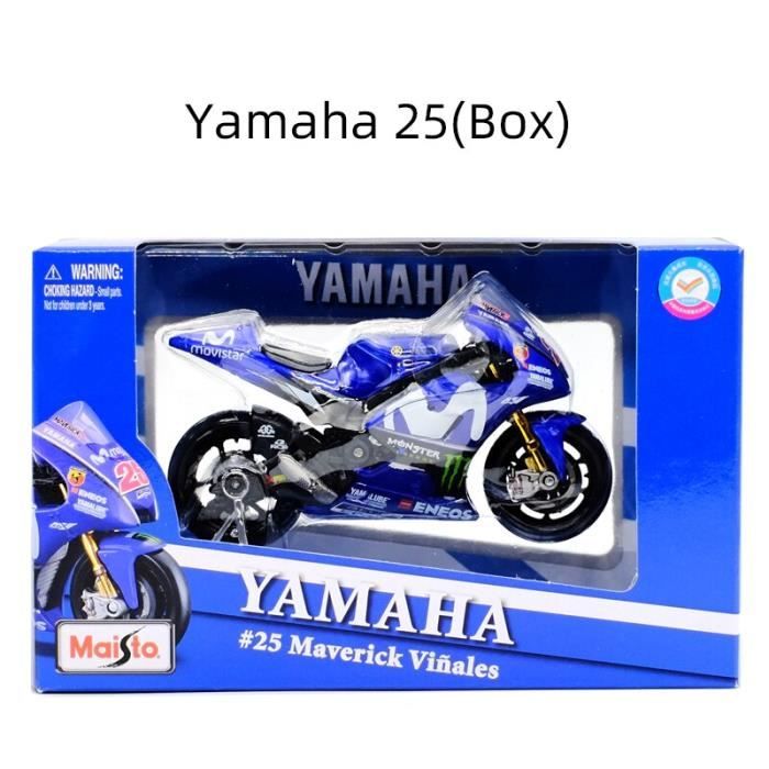 Boite Yamaha 25 - Moto De Course Miniature Yamaha Sport Gp À L'échelle  1:18, Modèle Réduit En Alliage Moulé S - Cdiscount Jeux - Jouets