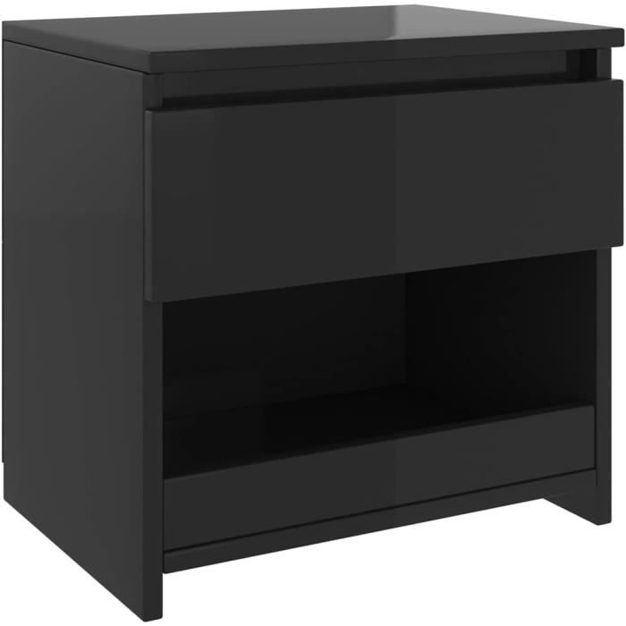 LI-Bois de Pin Massif Table de Chevet Table de Nuit Armoire de Chevet