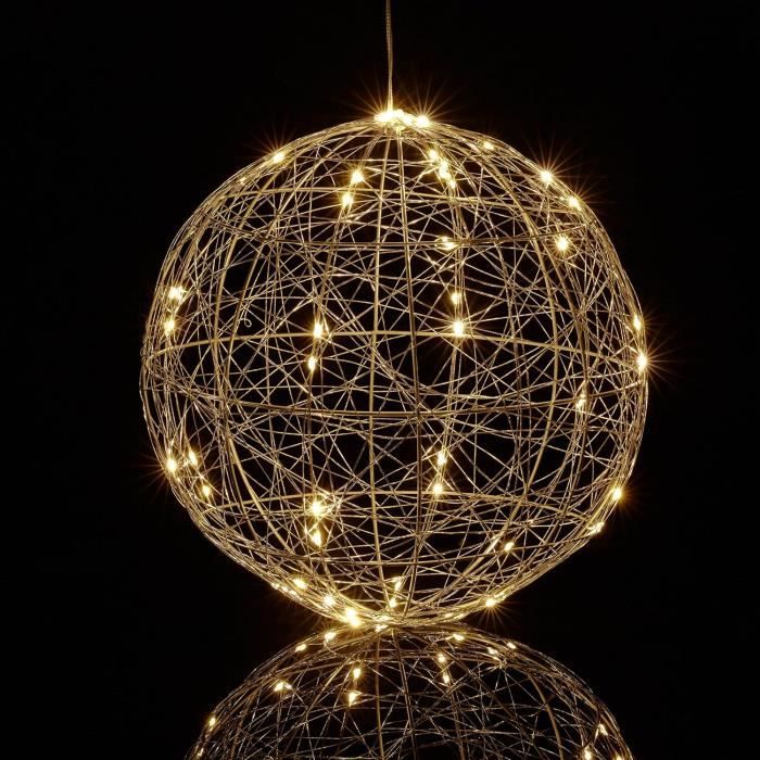 Boule sphère lumineuse MOOVERE 60cm outdoor extérieur Solaire+