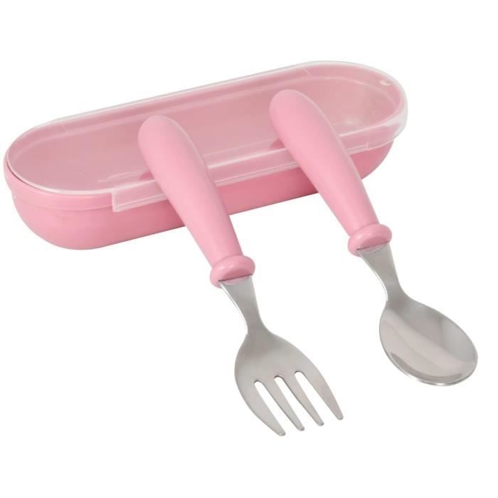 Couverts Enfant, 4Pcs Cuillères En Acier Inoxydable Pour Enfants