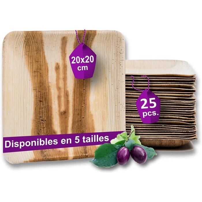 Ved 25 Bol En Feuille D'arec écologique, Biodégradable, Grand