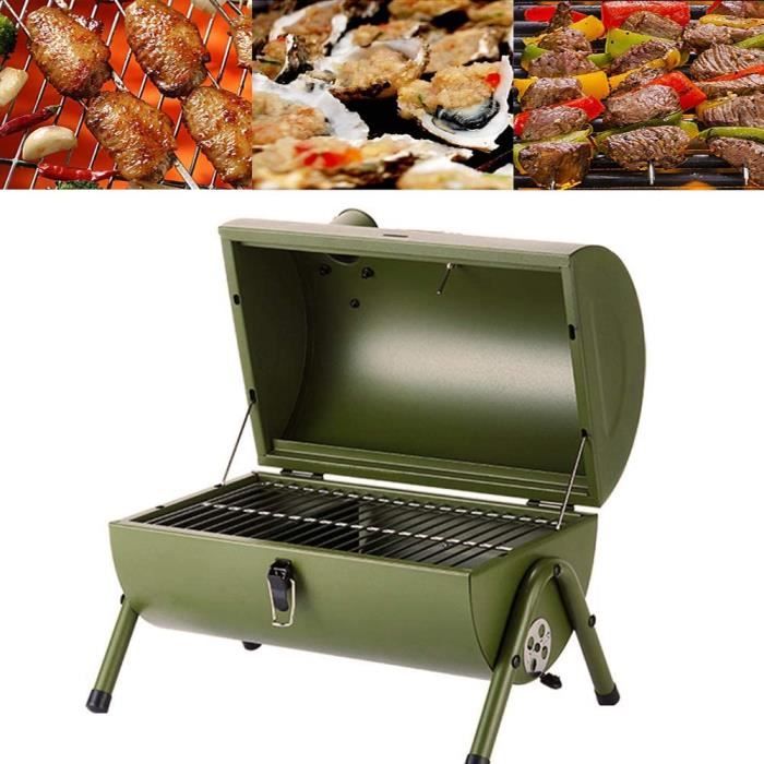 Barbecue Grill Mini Grill Extérieur, Brochettes De Charbon De Bois