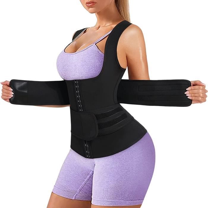 Ceinture de Sudation Femme Abdominale Gaine Amincissante Ventre Plat Vetement de Sudation Ceinture de Neoprene Reglable 103 Cdiscount Sport
