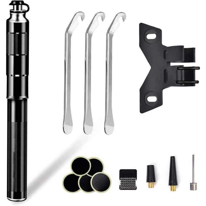 Pompe à CO2 Vélo Tubeless - Kit Réparation Pneu Route Et VTT - Compatible Presta/Schrader
