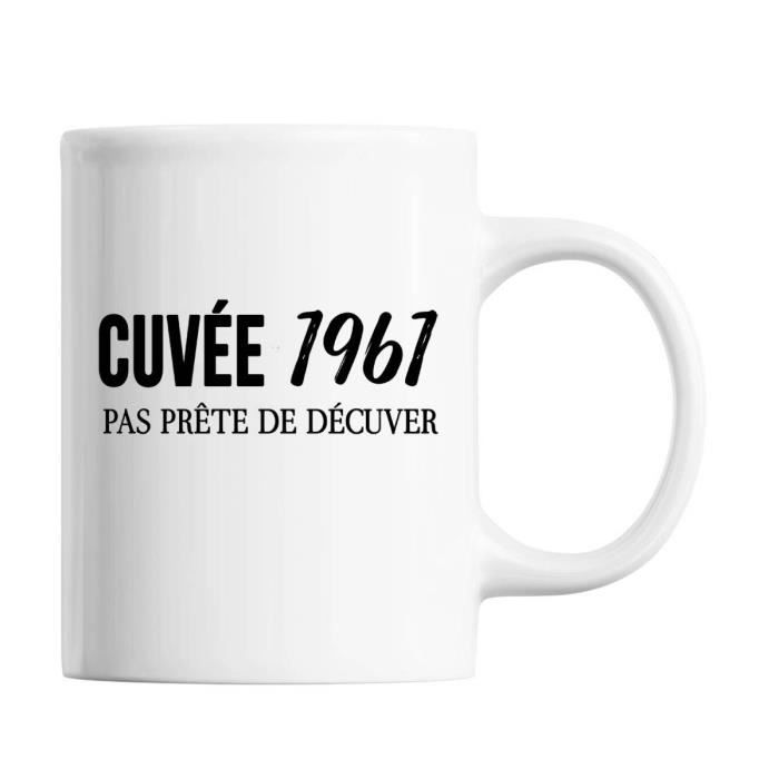 Mug uni - Anniversaire 61 Ans - Fabriqué en 1965