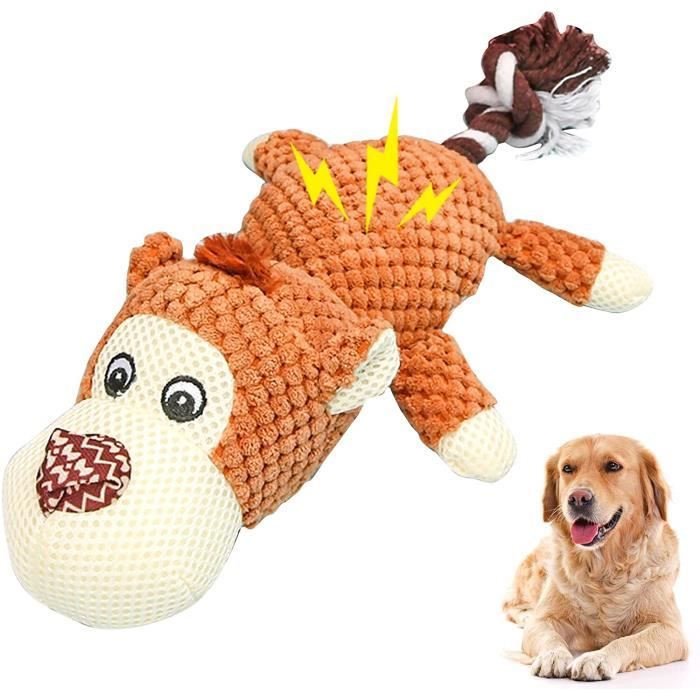 Jouet pour ChienDurables Jouet Chiot Jouets pour Chiens Peluche Jouet Chien  Couinent Jeux Chien pour Petit et Moyen ChienJoue [140]