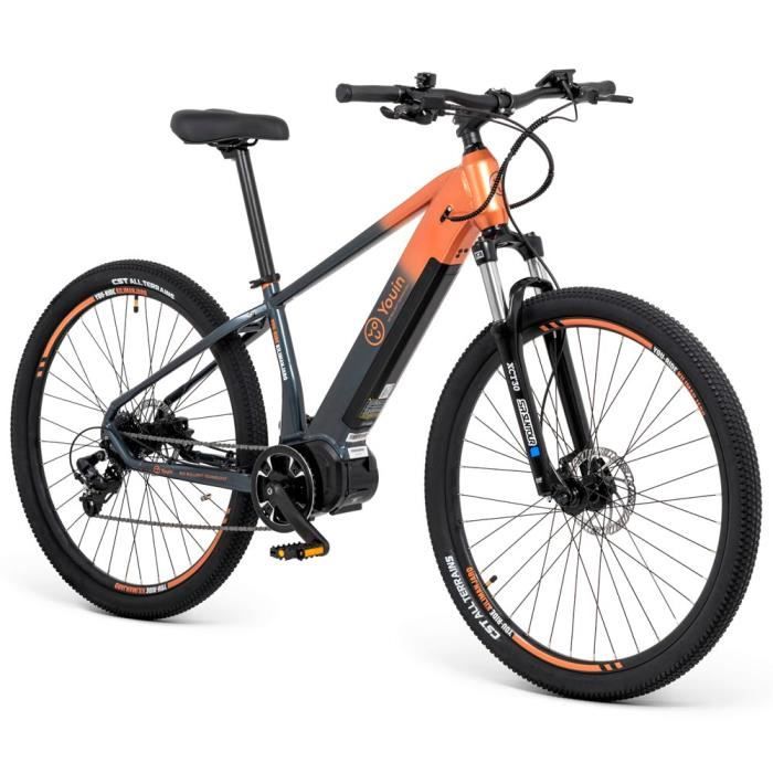 VTT - Vélo Électrique Youin Kilimanjaro 8 vitesse SHIMANO - 250W - Roue 29’’ - Batterie amovible Samsung 540Wh - Orange