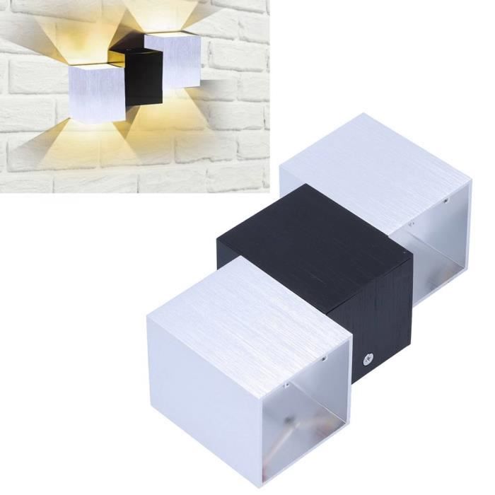 Led Applique Murale Intérieur, 6W 3000K Blanc Chaud Lampe Murale Sans Led Applique Murale Intérieur, 6W 3000K Blanc Chaud Lampe Murale Sans