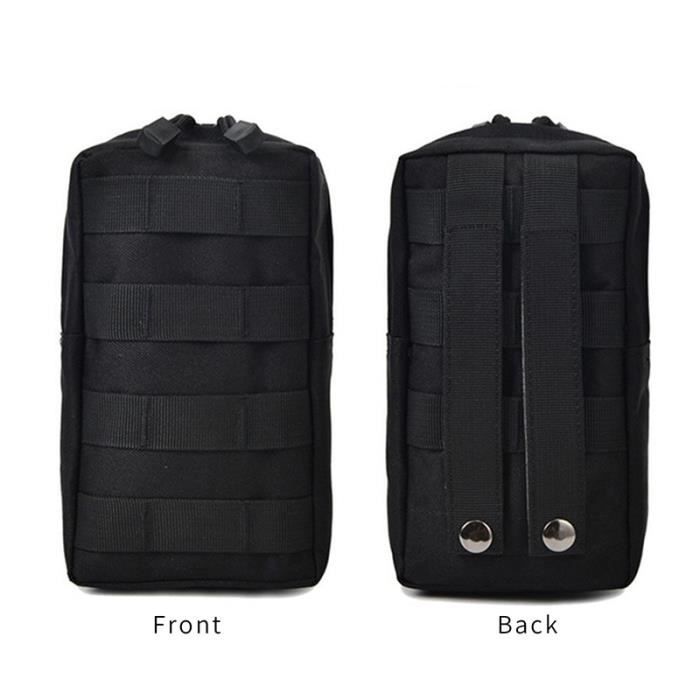 Lot De 2 Pochettes Tactiques EDC - Nylon 800D Résistant à L'Eau - Pour Sac à Dos, Rangement Petit Matériel
