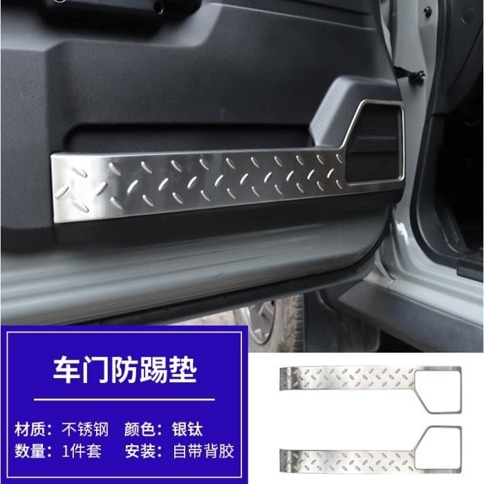 Coup de pied de porte C - Couverture de seuil de portière de voiture,  protection intérieure du hayon, plaque - Cdiscount Auto