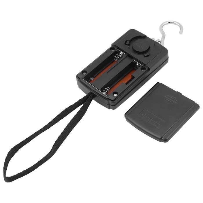 Balance Numérique Portative Pour Bagages - 50 Kg Max, Précision 10g, écran LCD, Crochet/sangle, Pour Voyage