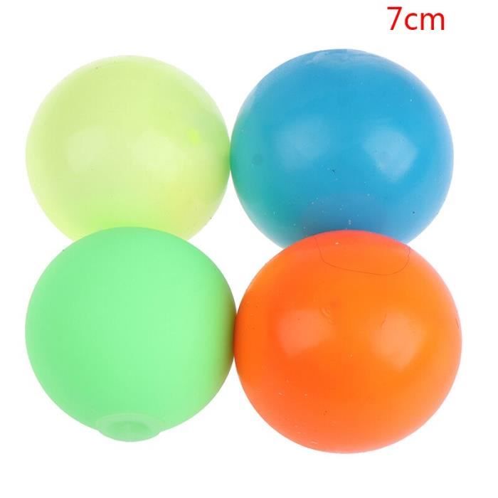8 pièces bâton boules murales collante fluorescente balle de plafond balle  cible Anti-stress décompression jouet - Cdiscount Sport