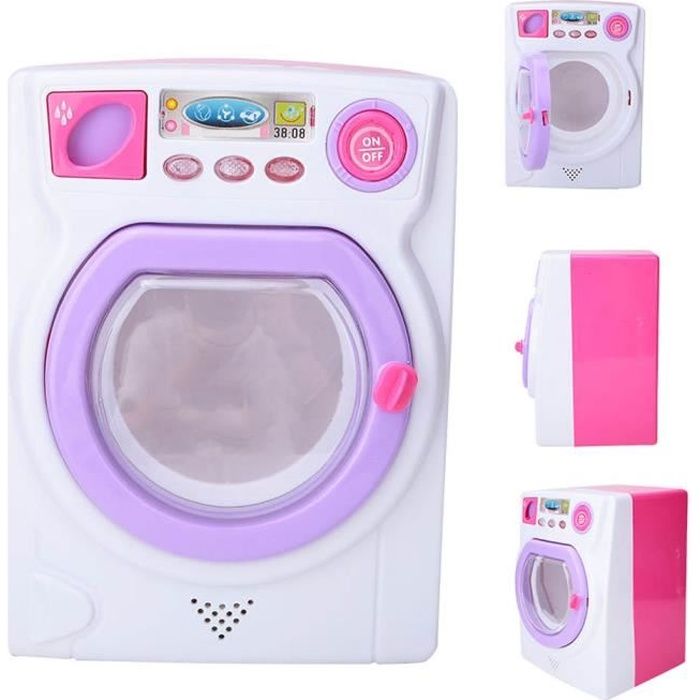 Jouet de machine à laver électrique pour enfants, maison de jeu de