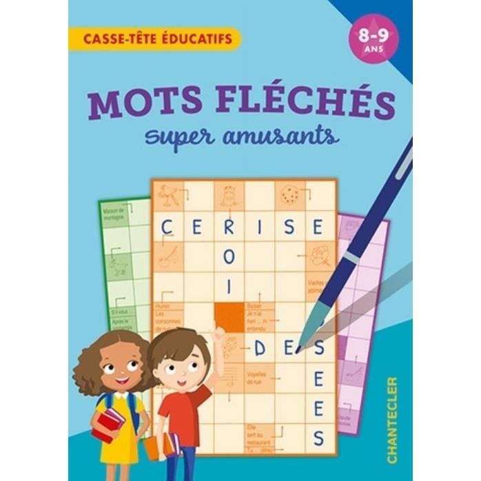 Mots Fleches Super Amusants Casse Tete Educatifs Cdiscount Beaux Arts Et Loisirs Creatifs