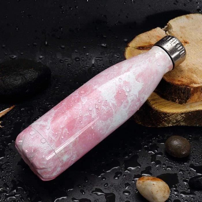 Gourde Isotherme Enfant Maestro - Rose, 350 Ml, Isolée, Avec Paille