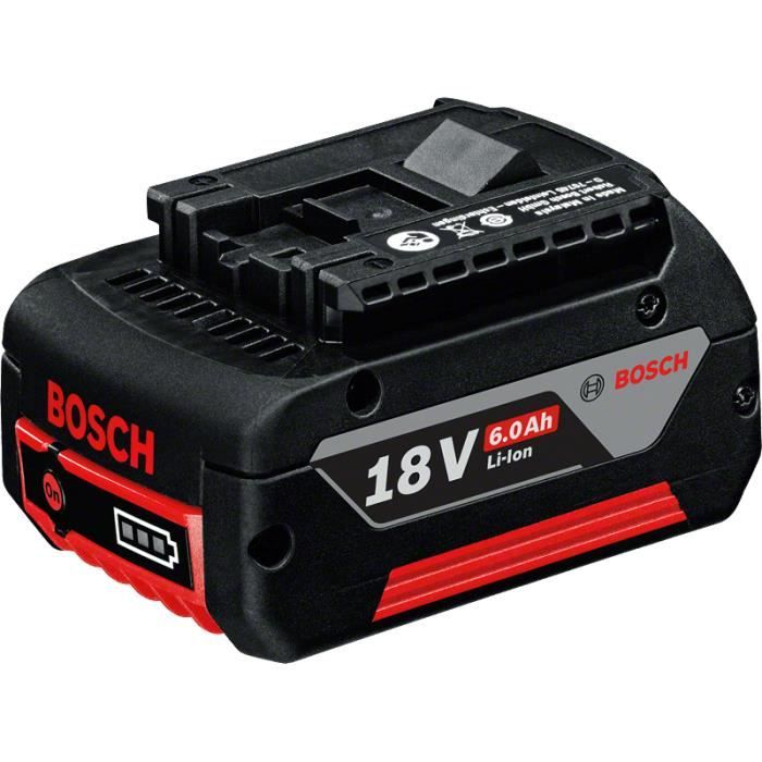 Batterie Li-Ion 18V 6Ah Bosch GBA - 1600A004ZN