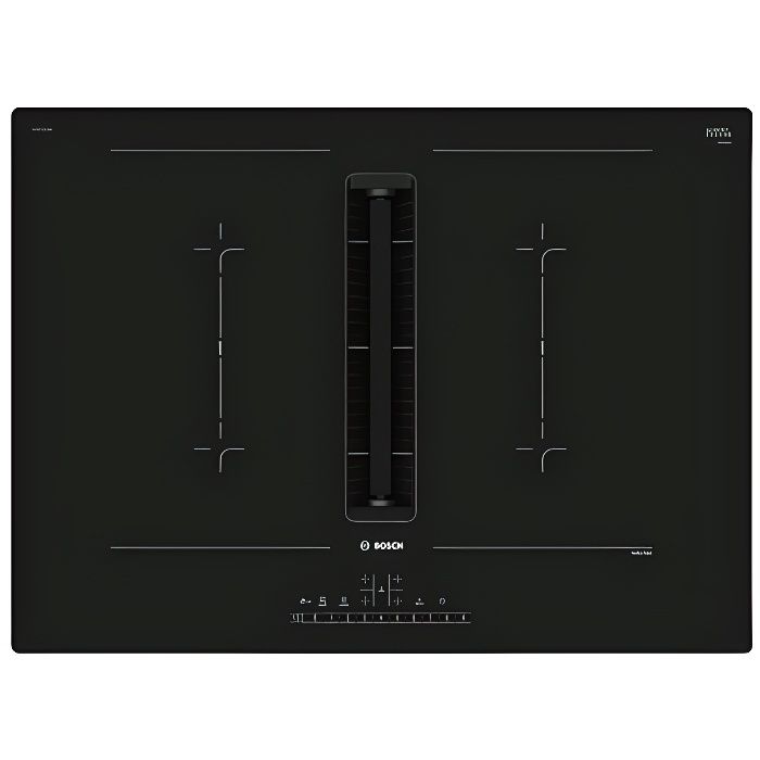 Table à Induction - BOSCH - PVQ711F15E - 4 plaques - Noir - Sans cadre