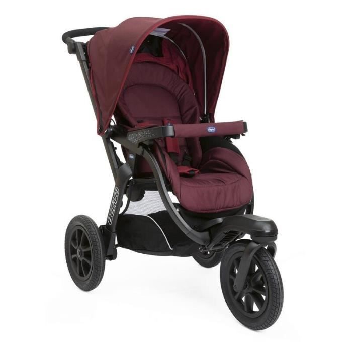 CHICCO Poussette Activ3 Burgundy powder Cdiscount Puericulture Eveil bebe