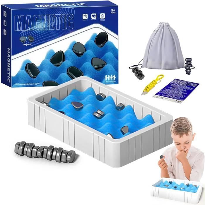 Jeu D'échecs Magnétique De Voyage - 20 Pièces, échiquier En Corde - Pour Enfants Et Adultes - Noël, Cadeau - 2
