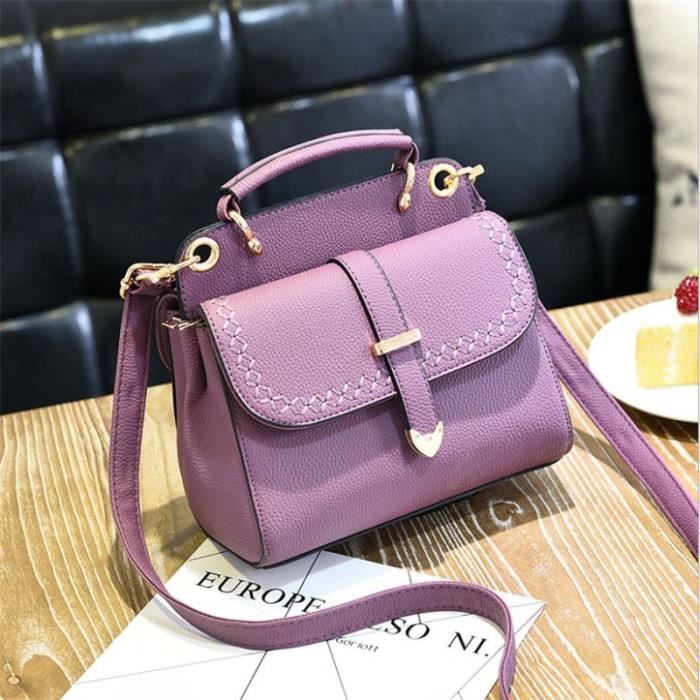 Meilleure Qualite sac chaine luxe violet Sacoche Femme Nouvelle mode femme de marque sac cabas femme de marque Sac De Luxe Les Cdiscount Bagagerie Maroquinerie
