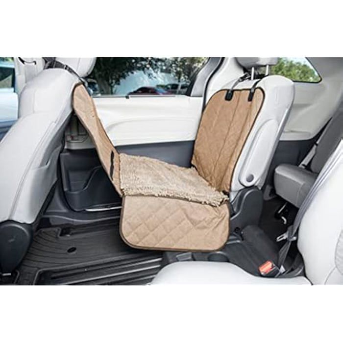 Meilleurs prix pour Dog Gone Smart Housse de siège arrière simple pour voiture – Matériau en microfibre très absorbante avec fonction de sécurité pour
