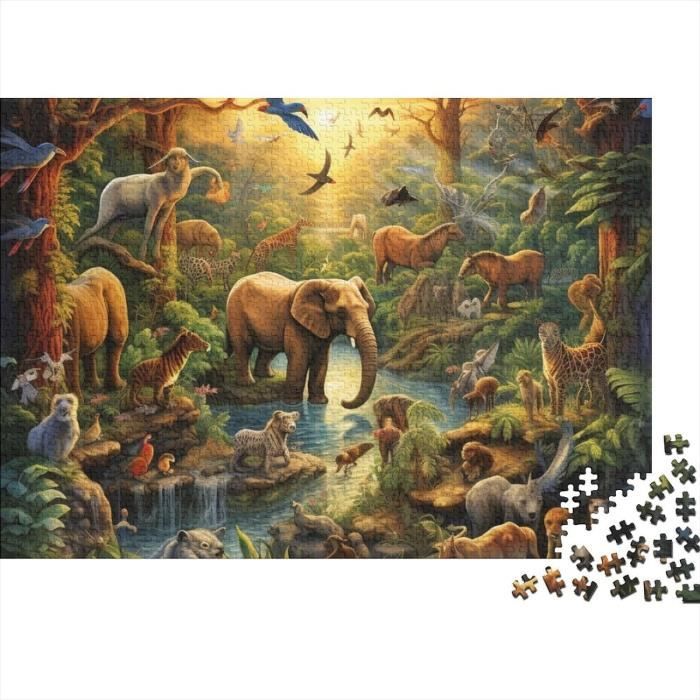 Ravensburger Exploration de la jungle - Puzzle and Play - 2x24 pièces