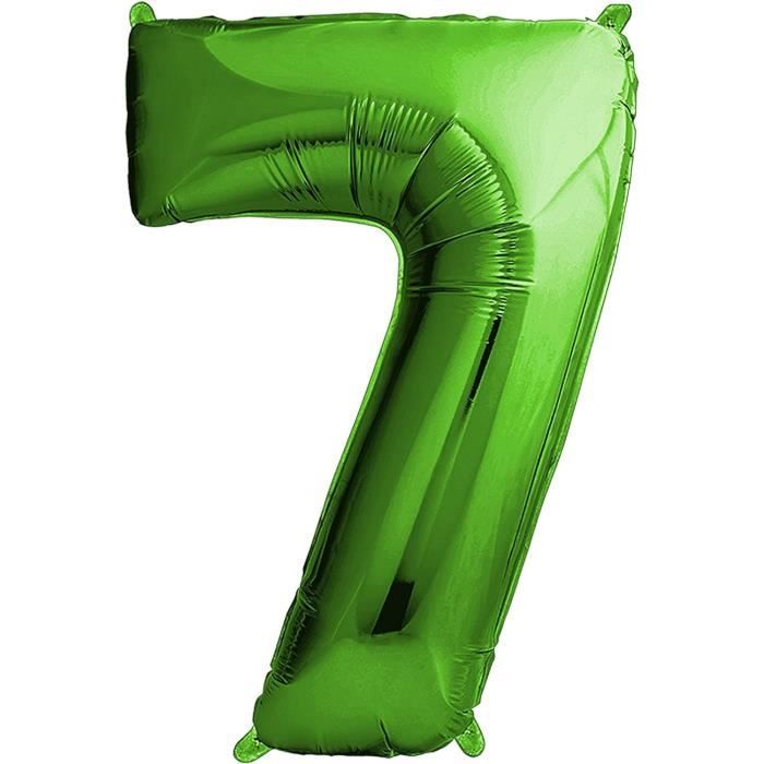 Ballon Anniversaire 2 Ans Noir - 101 Cm Ballon Chiffre Numéro 2