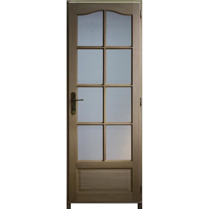Bloc Porte En Chene Traverse Chapeau 8 Carreaux Largeur 83 Gauche Achat Vente Porte D Interieur Bloc Porte En Chene Travers Cdiscount