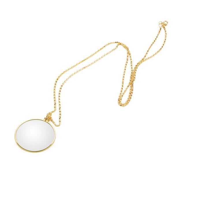 GOTOTOP loupe 5X 5X Loupe Monocle Collier Loupe Loupe (Or) Achat