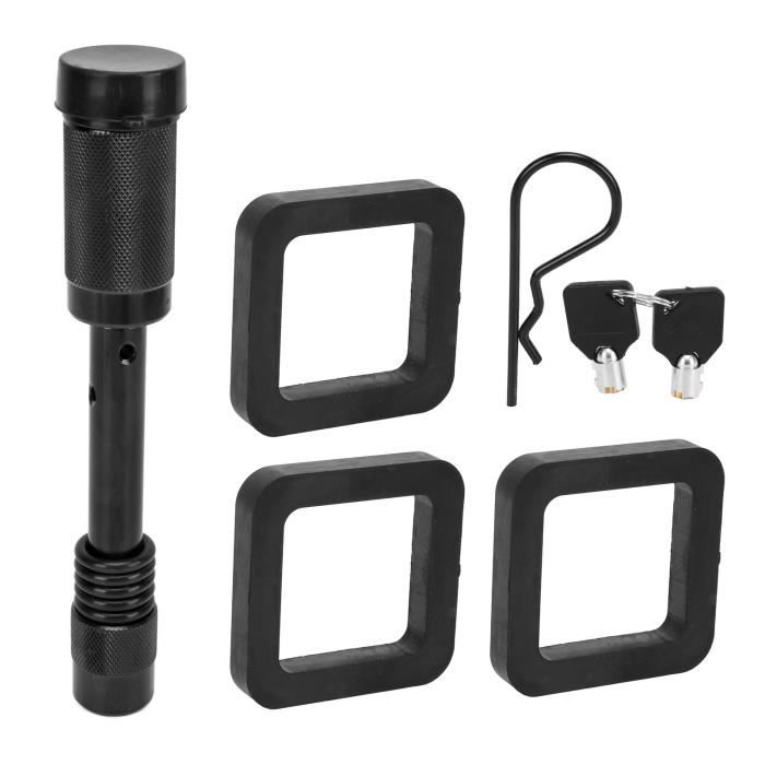 Goupille Verrouillage Attelage Remorque - Crochet Récepteur Avec Clip Anti-Perte - Fer Solide Anti-Rouille - Universelle